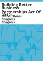Building_Better_Business_Partnerships_Act_of_2012